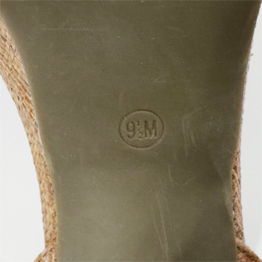 Marc Fisher Heels Womens 9.5 Brown Ankle Strap Platform Sandals Chunky Heel Boho - Picture 5 of 7